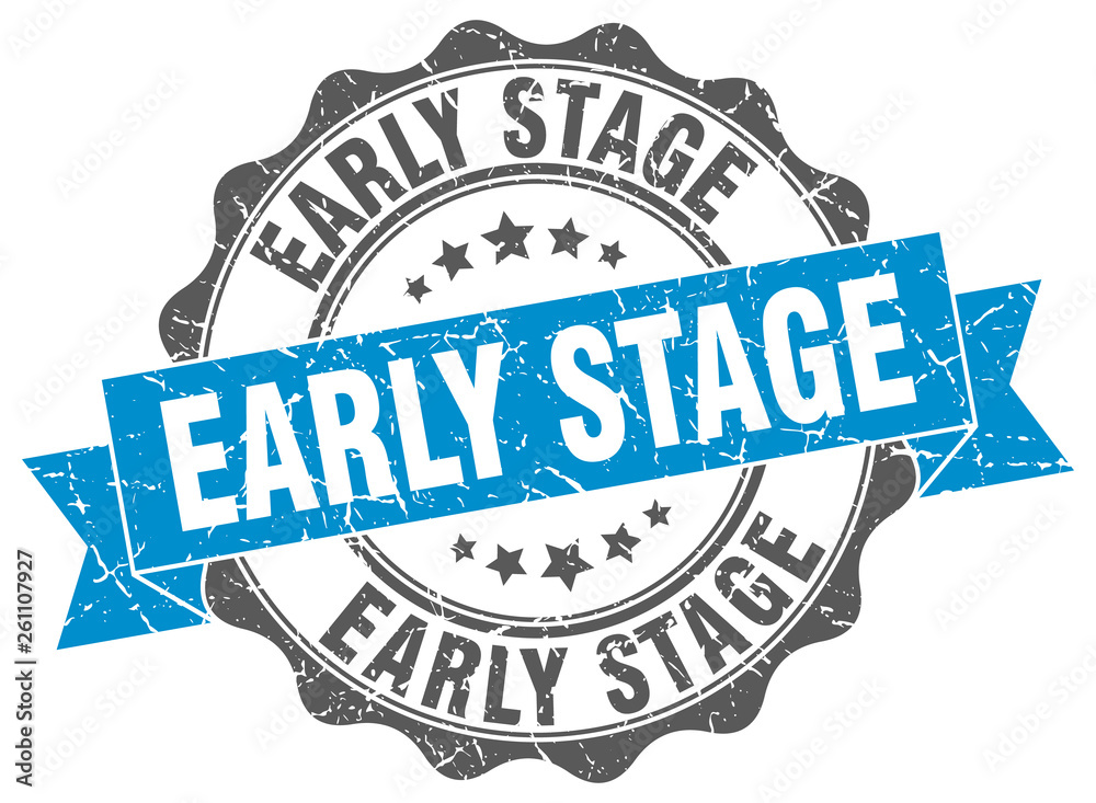 Fototapeta premium early stage stamp. sign. seal