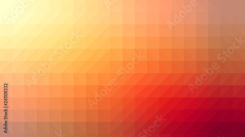 Red orange Abstract horizontal geometric low poly backgound modern design  vector illustration business template
