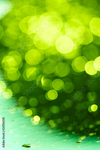 green blur background