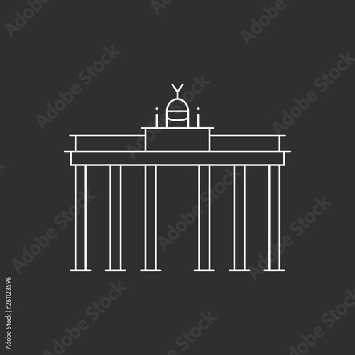Brandenburg Gate in Berlin.