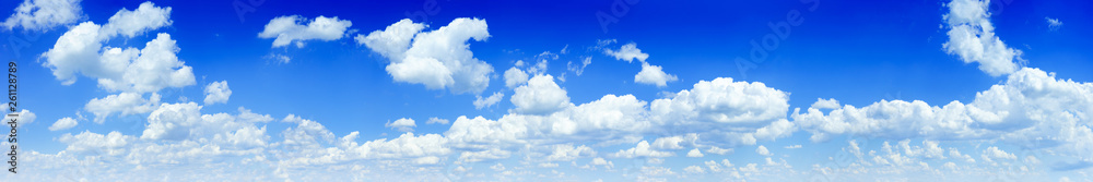 Obraz premium Cloudscape - Blue sky and white clouds