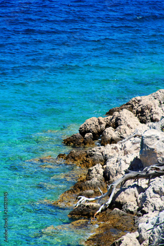 Beautiful blue Adriatic sea