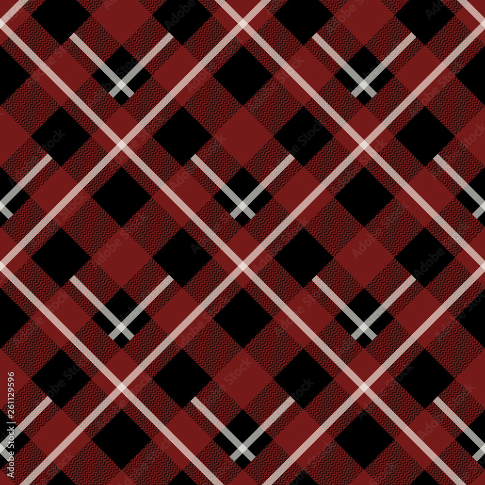 Brown And Beige Tartan Plaid Cloth Texture Pattern
