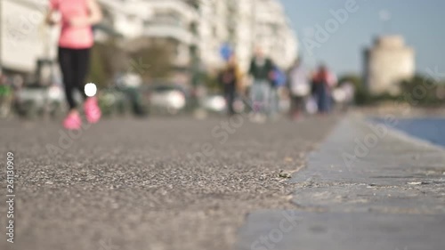 Wallpaper Mural Commuters, People walking in the city, Slow Motion Torontodigital.ca