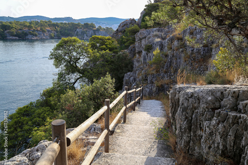 Channel of St. Anthony at Sibenik in Croatia