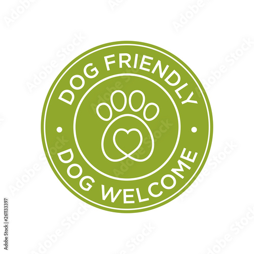 Dog friendly icon