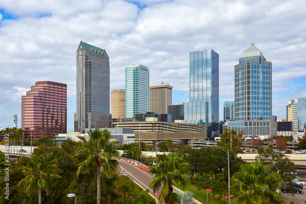 Tampa, Florida Skyline in January 2019