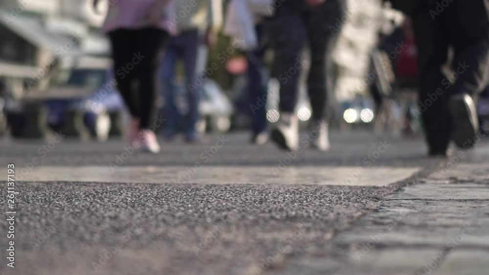 Commuters, People walking in the city, Slow Motion Commuters, People walking in the city, Slow Motion