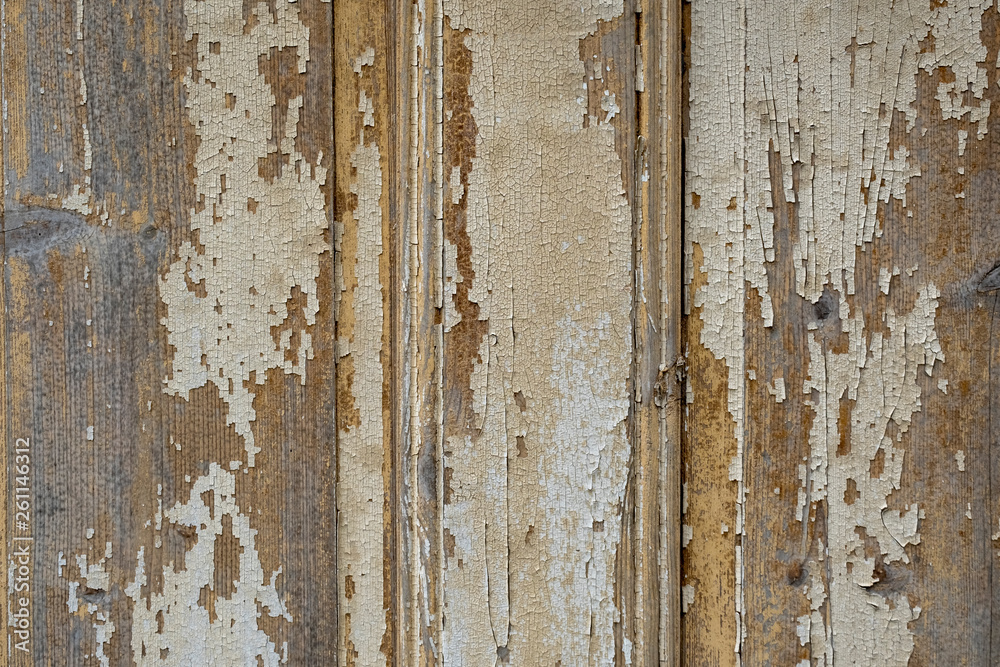 Detail einer alten Holztuer Detail einer alten Holztuer