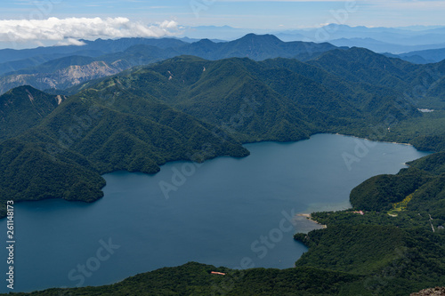 男体山から見た中禅寺湖 © backpacker