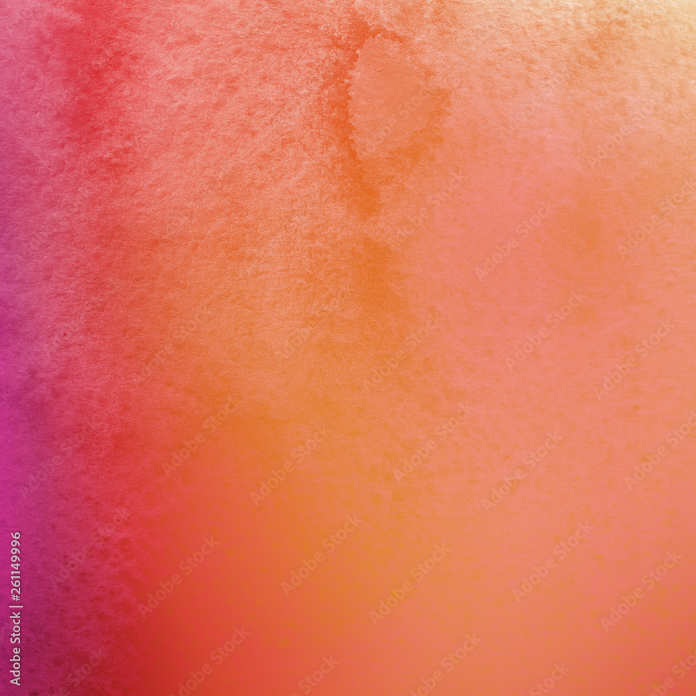 Fototapeta premium Colorful bright ink and watercolor texture on white paper background. Paint leaks and ombre effects. Hand painted abstract image.