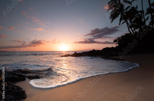 Maui Sunset beach cove © Drew
