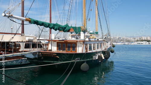 Old style Sailing ship. Greece