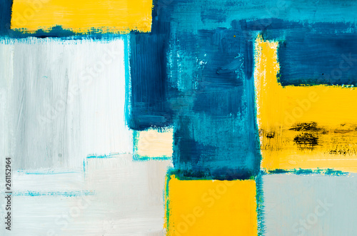 detail of  artistic abstract oil painted background, modern pop art made in oil on canvas in the style of Piet Mondrian