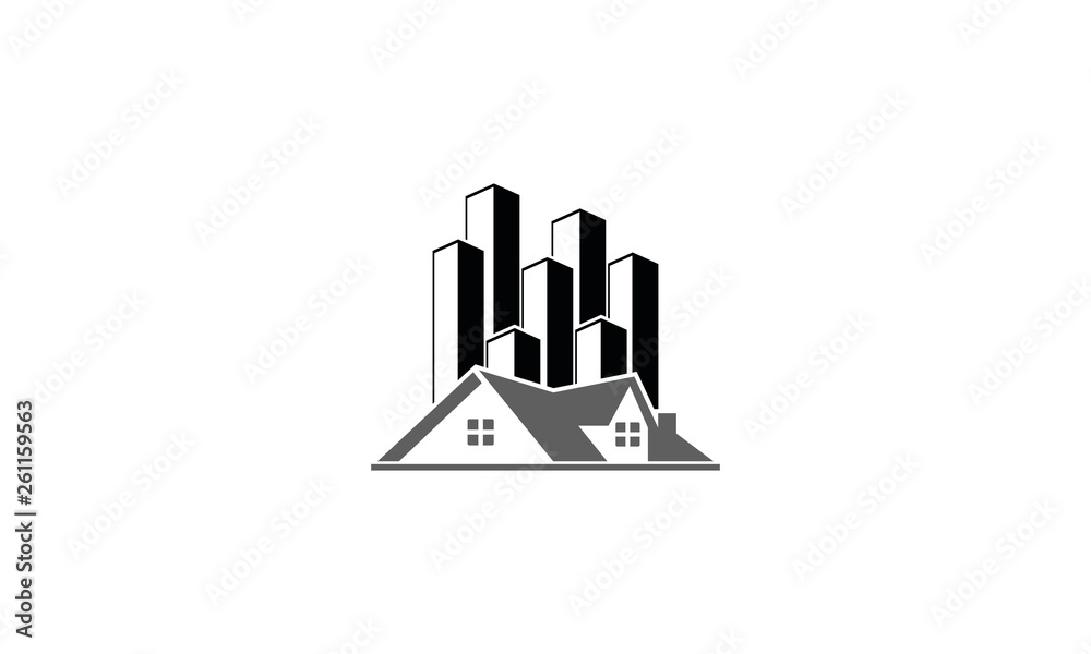 House and skyscraper icon