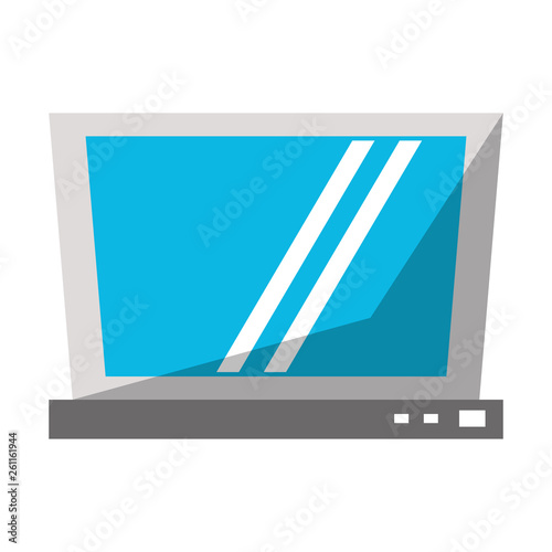 Laptop computer technology isolated