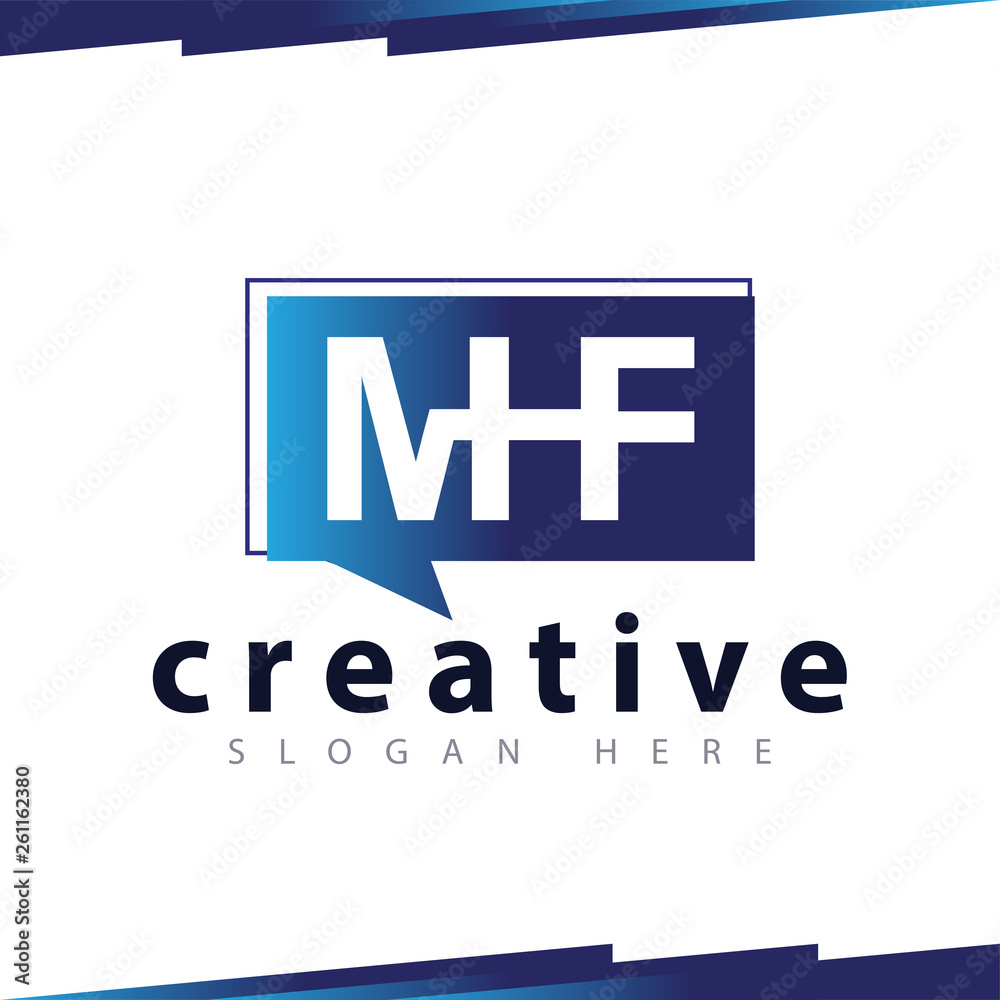 M H F Initial Letter Logo Vector Template M H F Initial Letter Logo Vector Template
