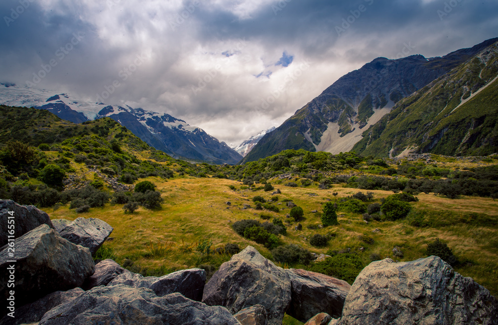 Valley on the South Island New Zealand