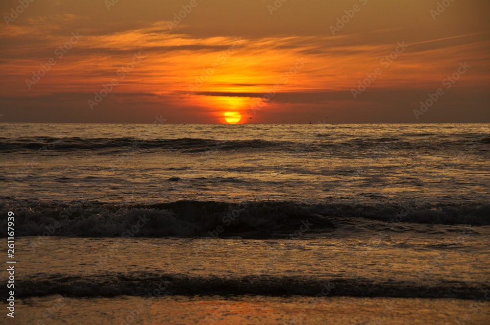 Playa de Cocos Nayarit  Atardecer 