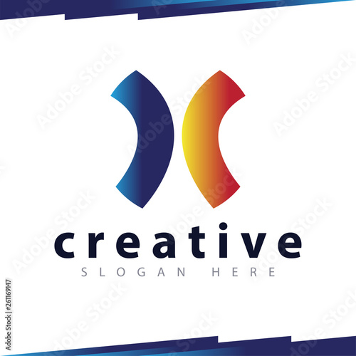 Free Download X Abstract Letter Logo template - GFXLoad