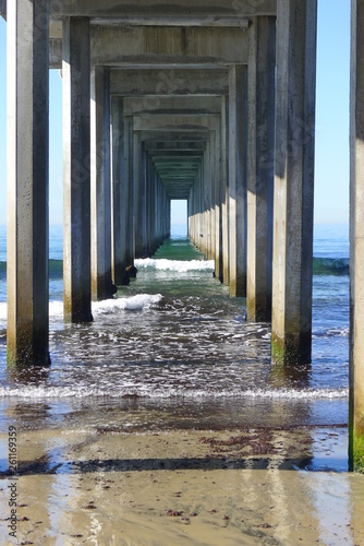 Pillars Under the Ellen Browning Scripps Memorial Pier