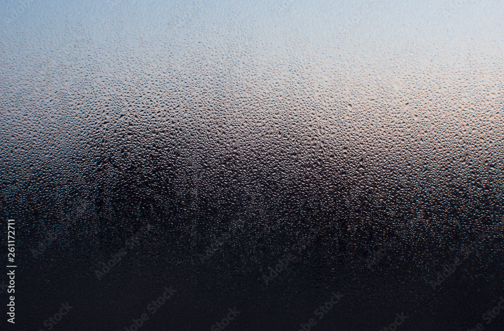 Obraz premium Texture. Drops on the glass