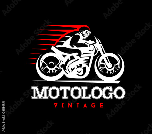 vector illustration of a motorcycle