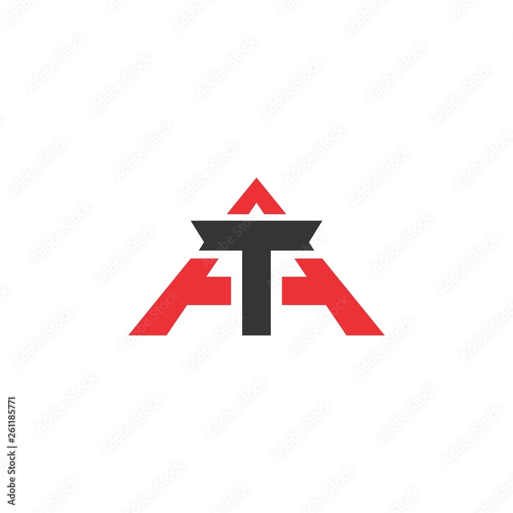 TA logo letter design