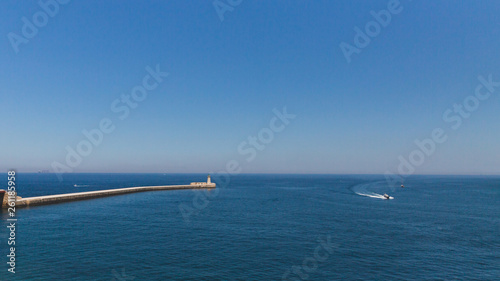 St. Elmo Lighthouse over water in Valletta, Malta © Mark Zhu
