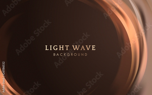 Light wave border background