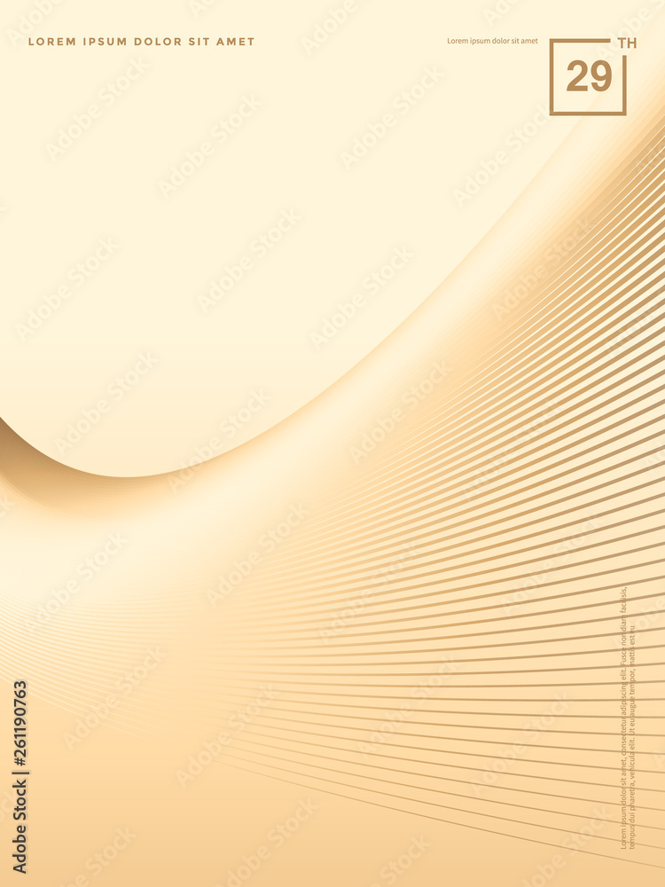 Obraz premium 추상 라인 브로슈어 배경