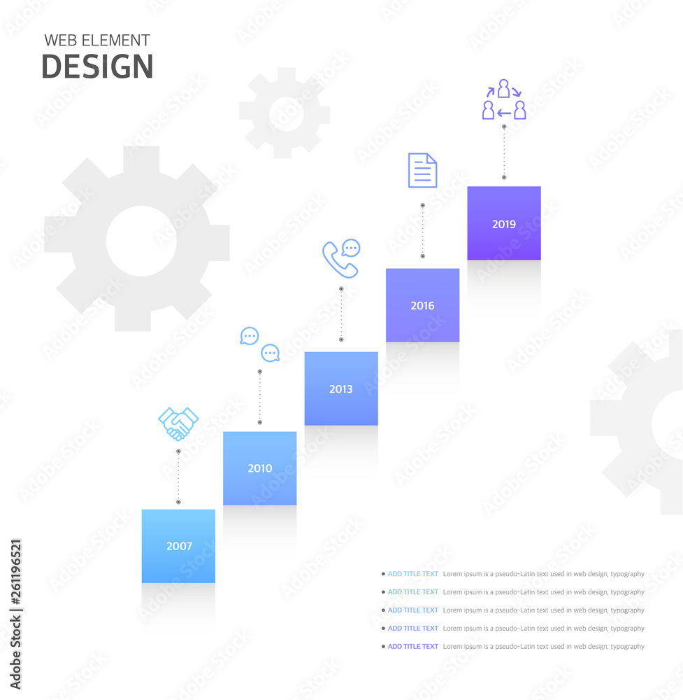 Business design infographic