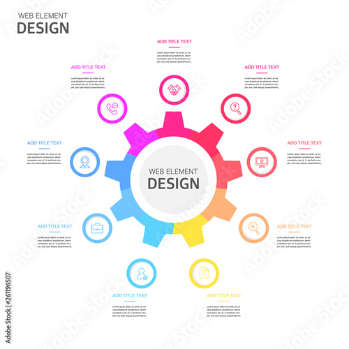Business design infographic