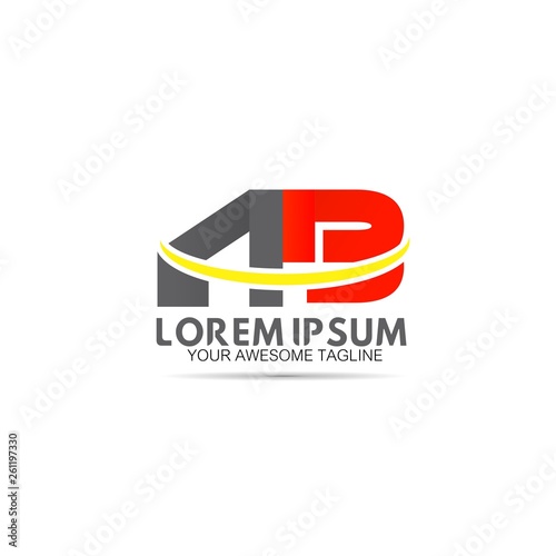 initial letter AB orange grey linked for company vector Design Free Download initial letter AB orange grey linked for company vector Design - GFXLoad