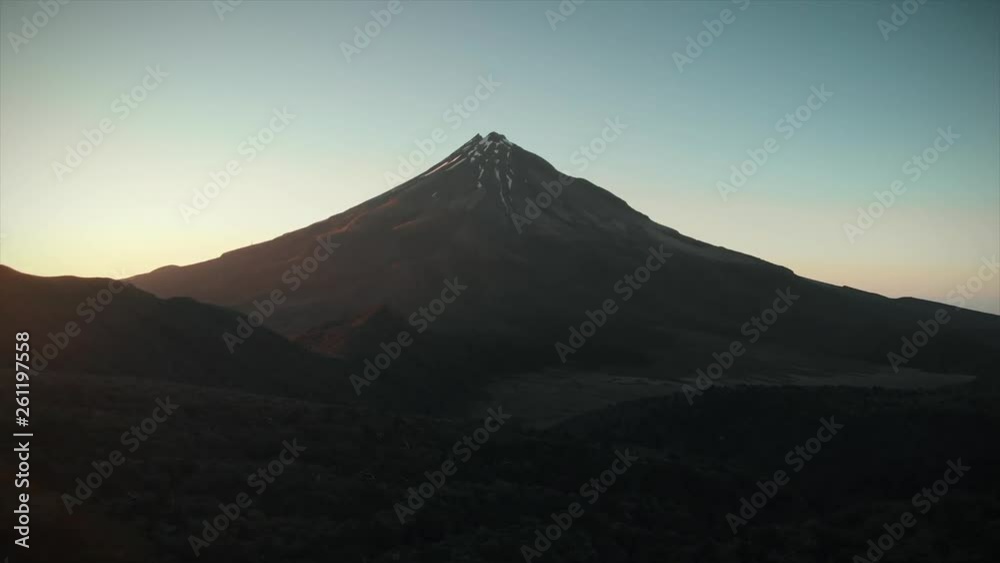 Snow Peak Mountain in New Zealand