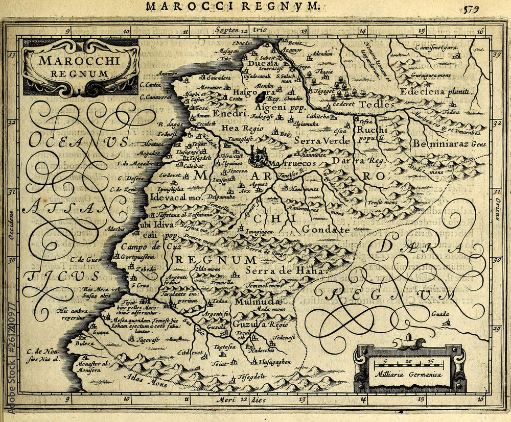 Obraz premium Old map