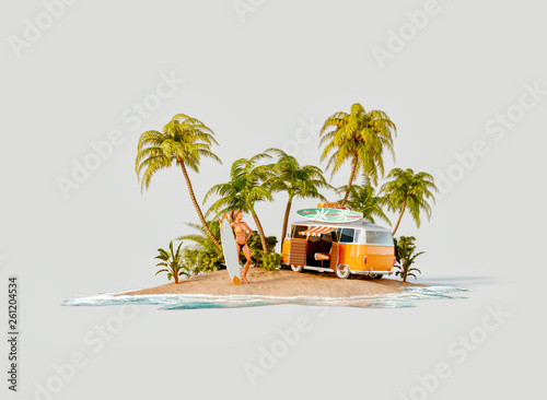 Travel and vacation concept