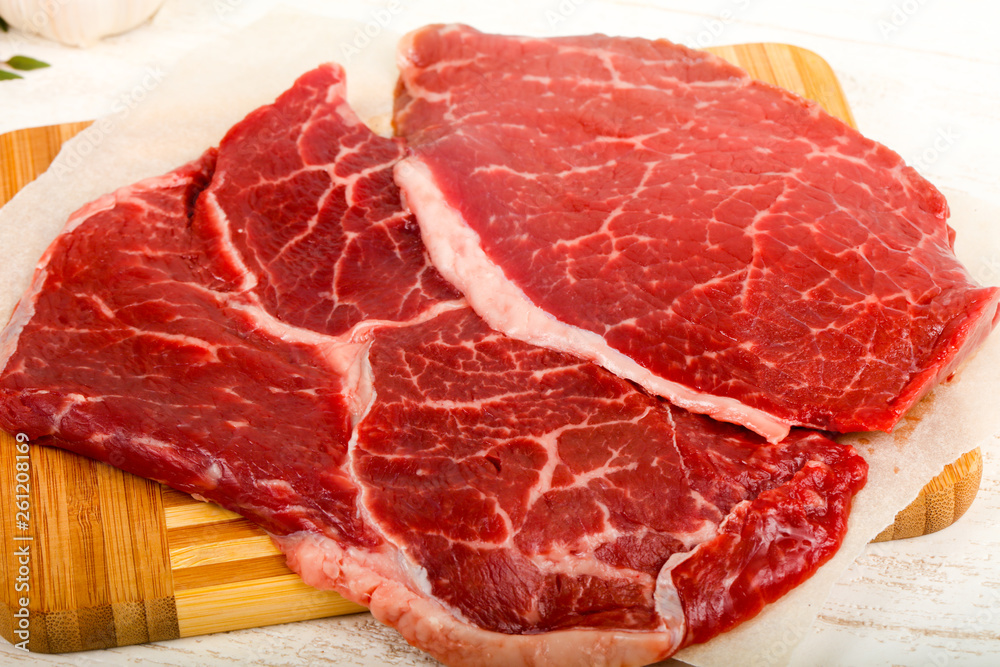 Obraz premium Raw beef steak
