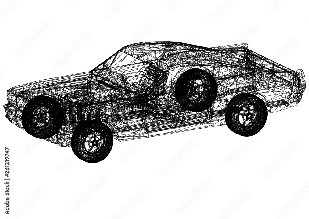 Fototapeta premium Car Concept