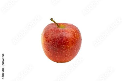 Apple on white background. Selective focus