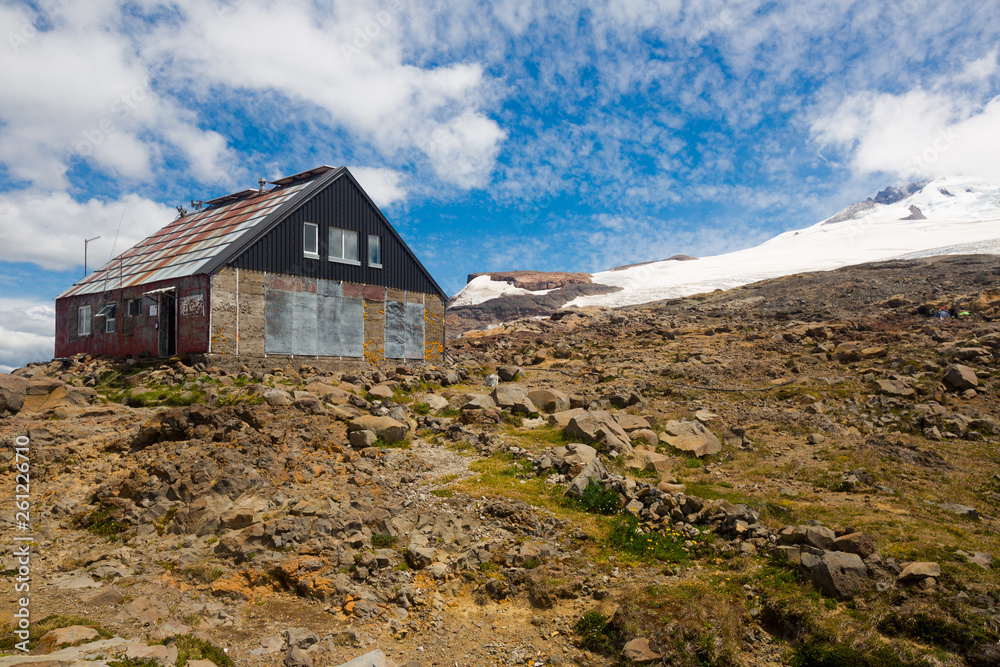Refuge for hikers and climbers, mountain Tronador