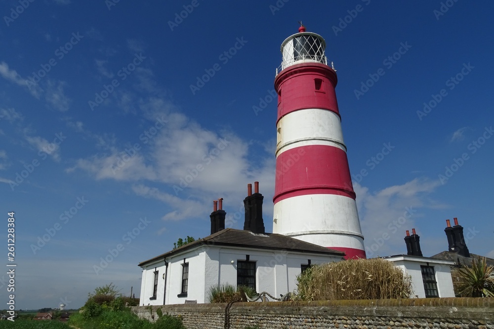 Happisburgh Lighthouse, Norfolk, England, UK