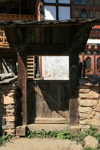 In a village in Bhutan