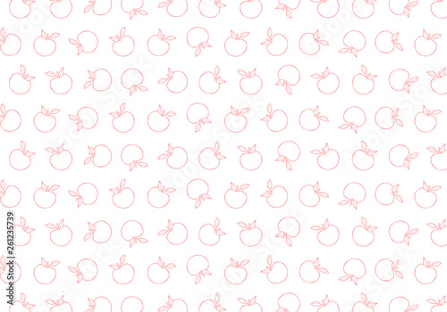 Apple pattern baskground