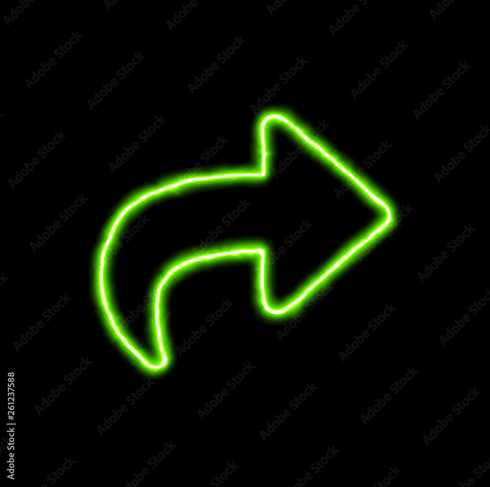 green neon symbol share green neon symbol share