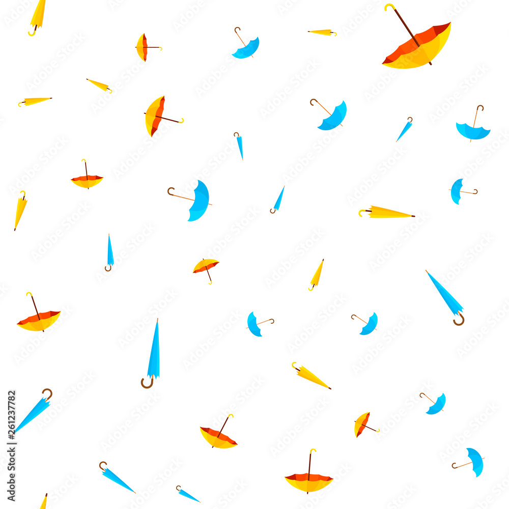 Umbrella Seamless Pattern Vector. Weather Spring Decoration. Season Cute Graphic Texture. Textile Backdrop. Cartoon Background Illustration Umbrella Seamless Pattern Vector. Weather Spring Decoration. Season Cute Graphic Texture. Textile Backdrop. Cartoon Background Illustration