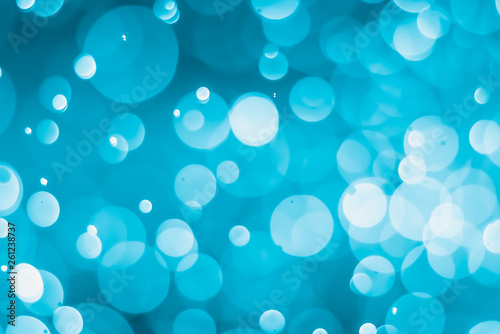 abstract soft blue background with light bokeh effect