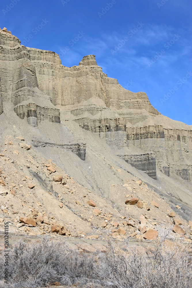 Rock formation in the San Rafael Desert, Utah