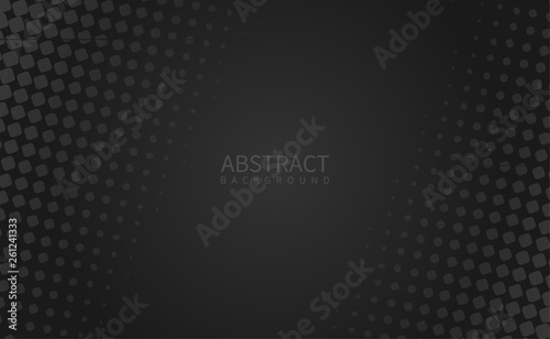 abstract black background with halftone style. modern design concept © Semogaberkah