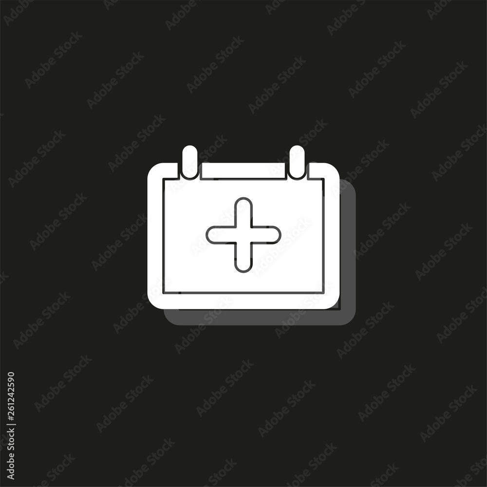 vector event date calendar illustration - time reminder icon vector event date calendar illustration - time reminder icon